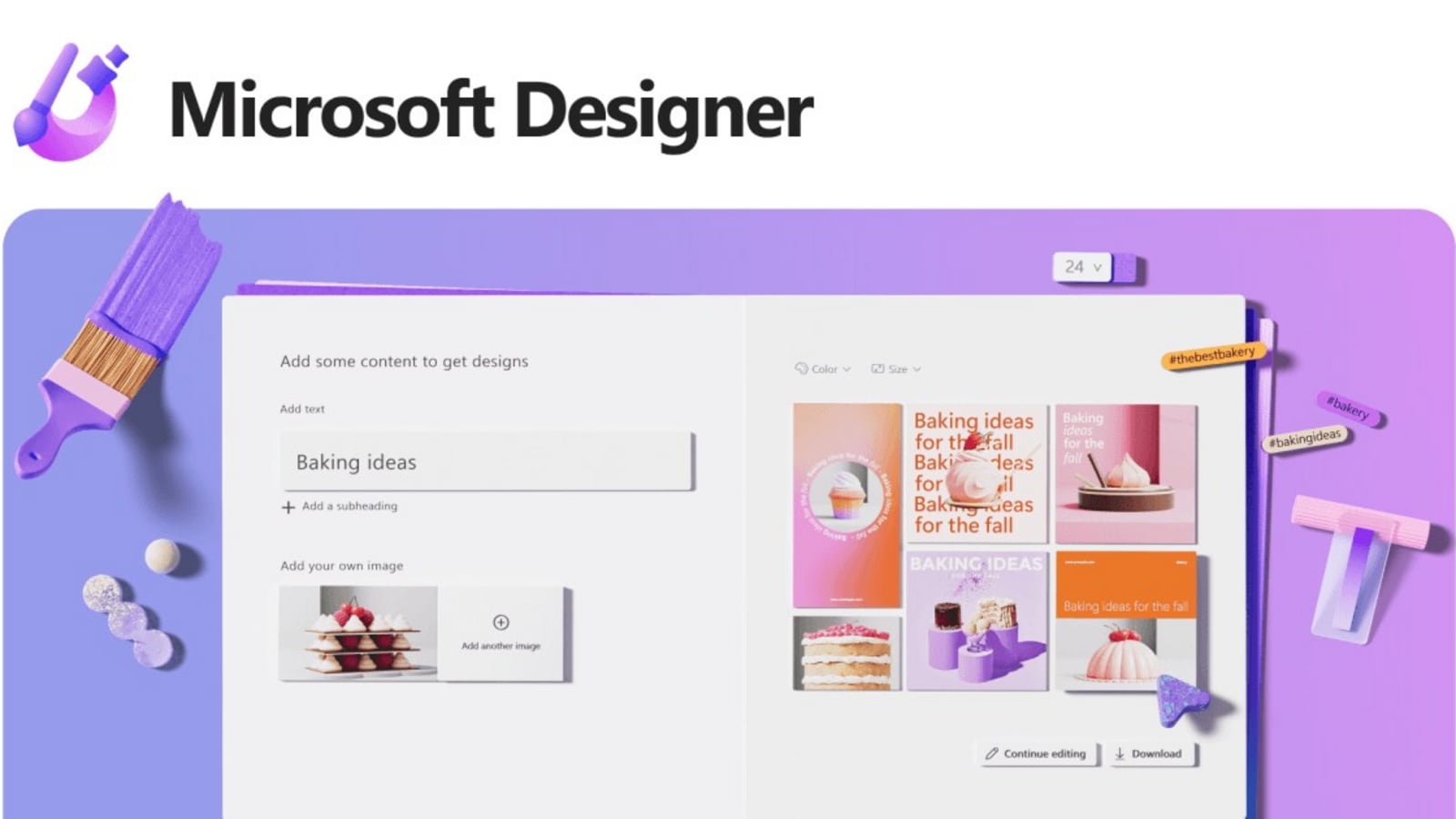 Microsoft Designer, instrumentul bazat pe inteligență artificială care utilizează Adobe Photoshop, Canva