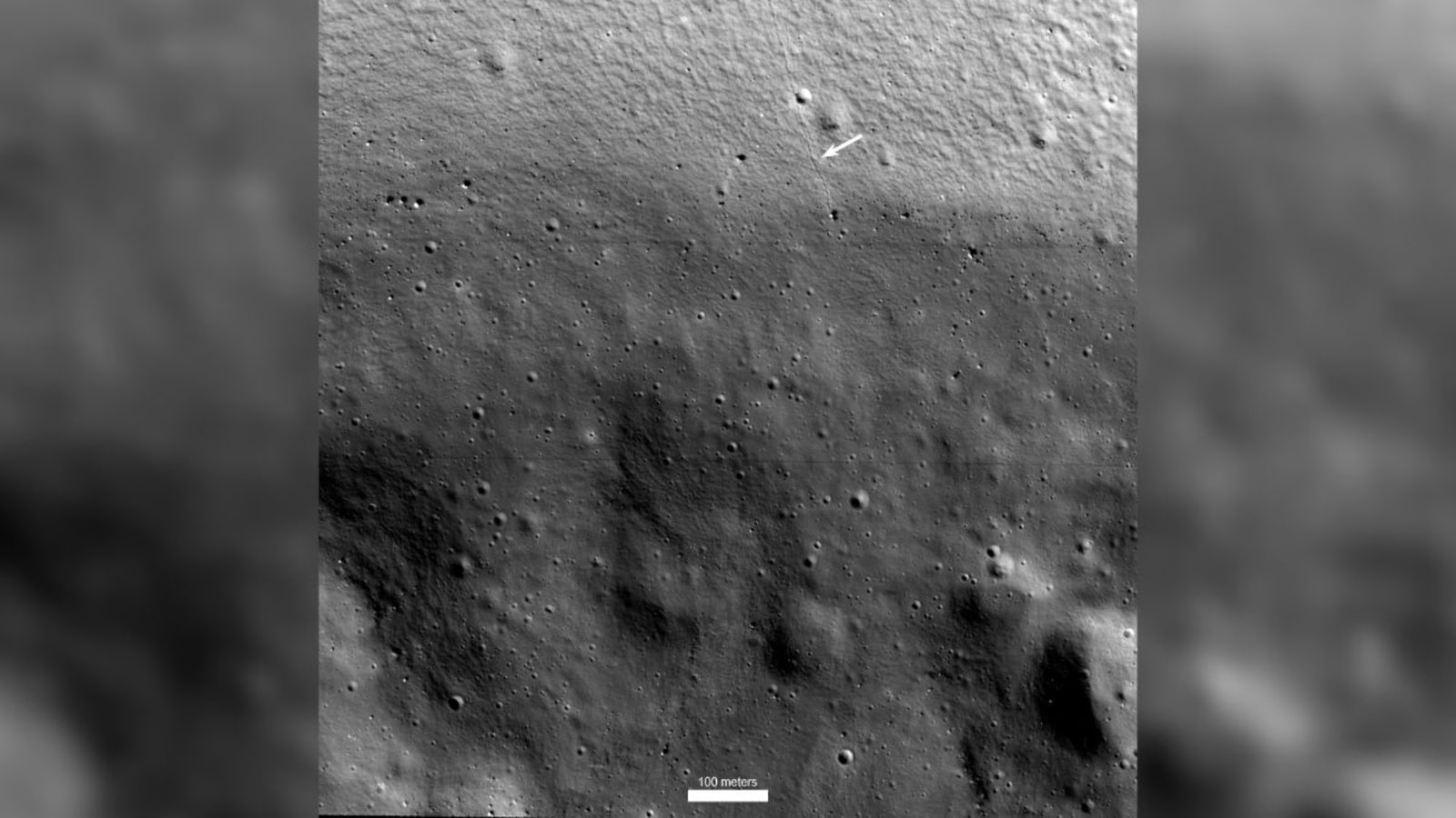 Astrophotographie de la NASA du 5 mai 2023 : cratère Shackleton sur la Lune