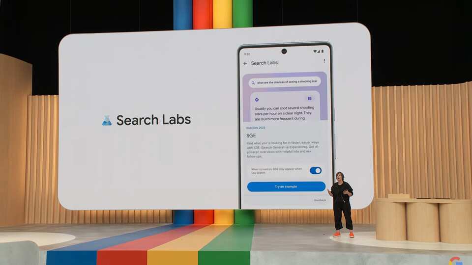 Google will introduce AI capabilities to Search. Google Search