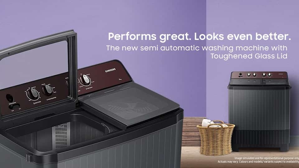 All you need to know about the new Samsung semi-automatic washing machines.