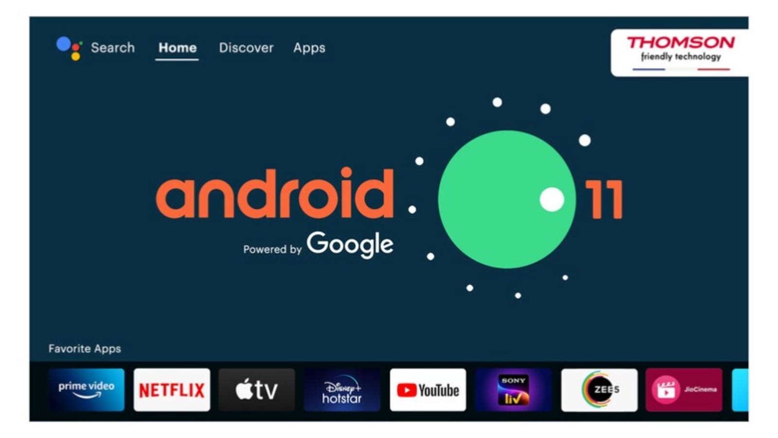 The new FA TV series is powered by Android 11. The new FA TV series is powered by Android 11.