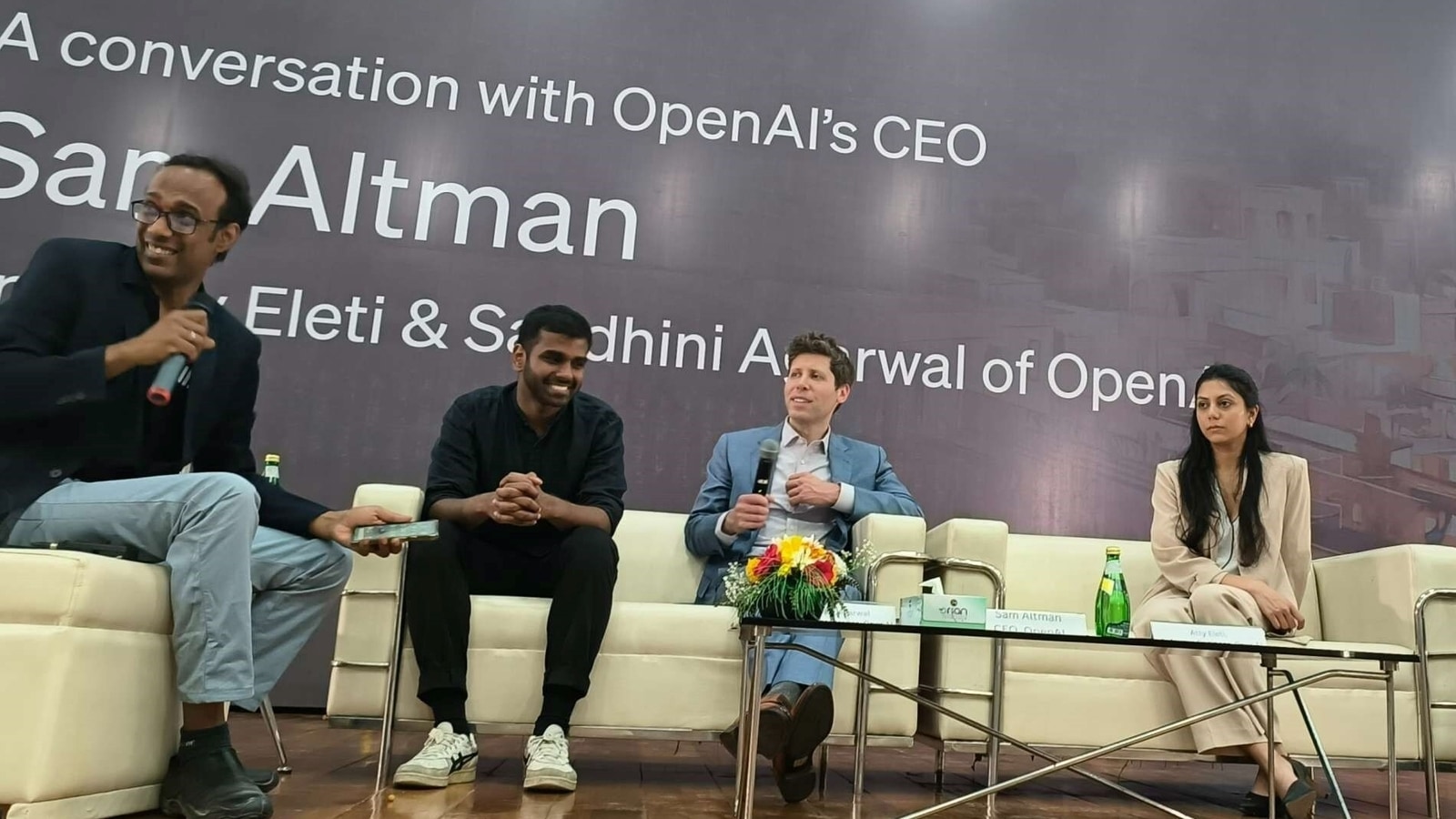 Sam Altman is currently visiting India and speaking at a session at IIIT-Delhi today. Sam Altman