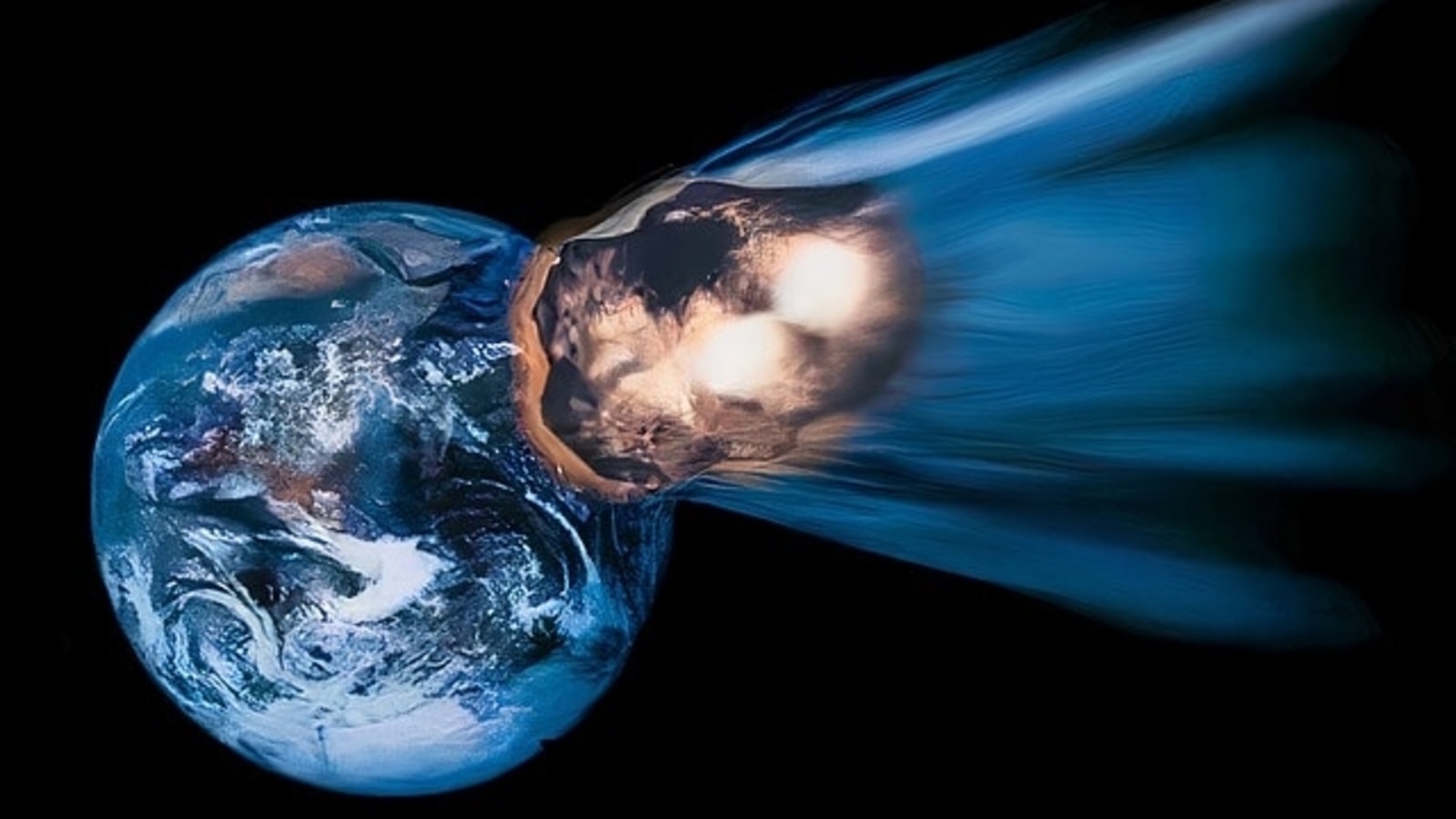 Внимание НАСА!  Астероид 2023 LV диаметром 110 футов сегодня стремительно приближается к Земле.