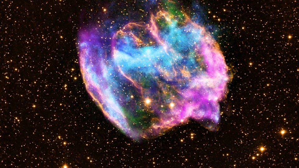space galaxy explosion