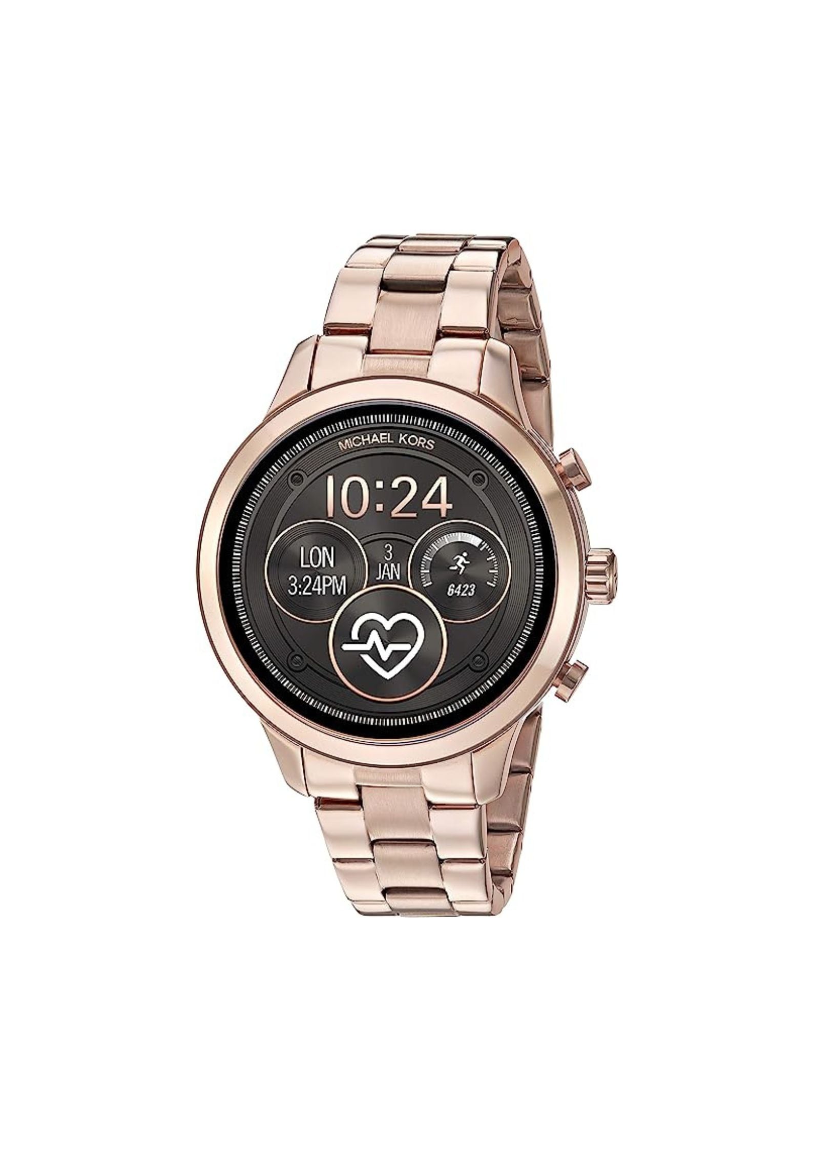 Michael Kors Access Runway: Michael Kors smartwatches always exceed expectations every time it brings a new smartwatch. The Access Runway has a breathtaking design that offers interchangeable straps to match outfits. Michael Kors Access Runway: Michael Kors smartwatches always exceed expectations every time it brings a new smartwatch. The Access Runway has a breathtaking design that offers interchangeable straps to match outfits.