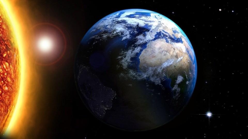 The farthest distance between the Earth and the Sun is known as Aphelion. Earth and Sun