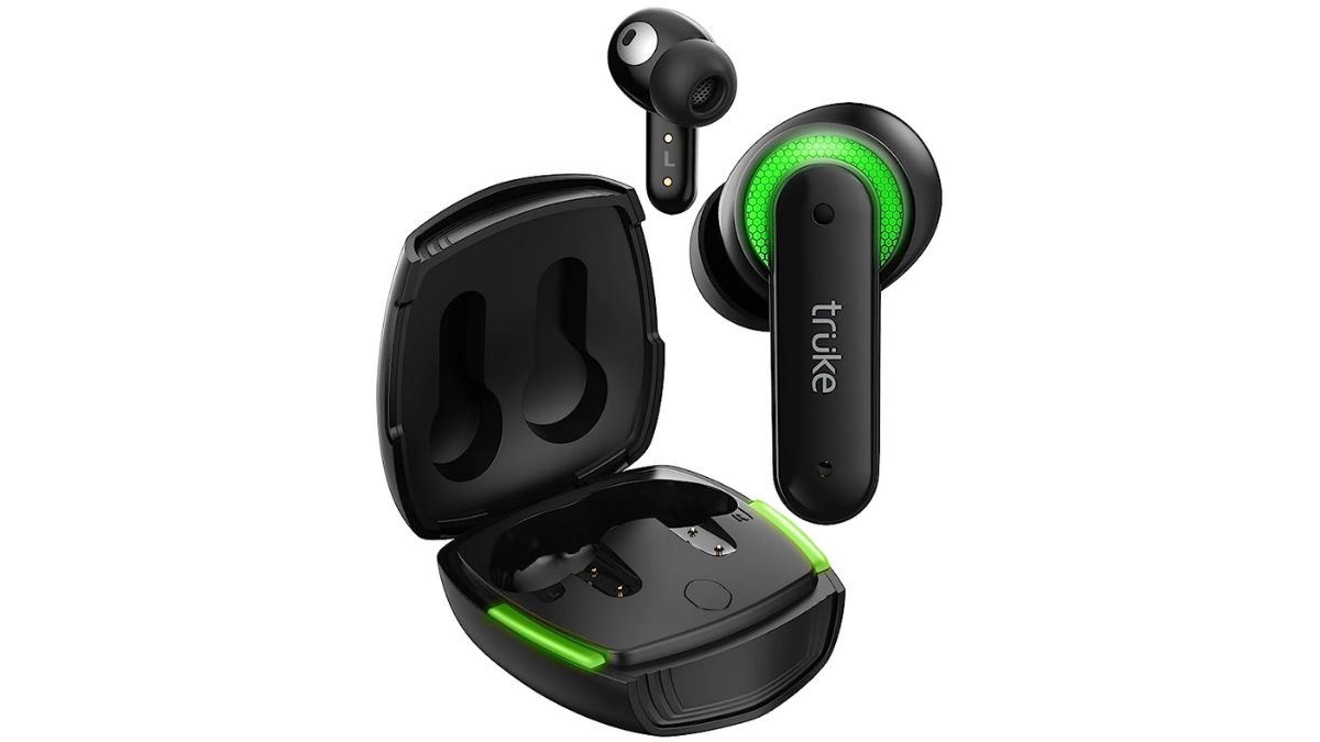 Truke BTG Neo: The BTG Neo offers exceptional communication with its advanced 6-mic Environmental Noise Cancellation. It has intelligent noise-cancellation technology that completely blurs the background noise. Truke BTG Neo: The BTG Neo offers exceptional communication with its advanced 6-mic Environmental Noise Cancellation. It has intelligent noise-cancellation technology that completely blurs the background noise.