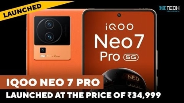 iQOO Neo 7 Pro launch