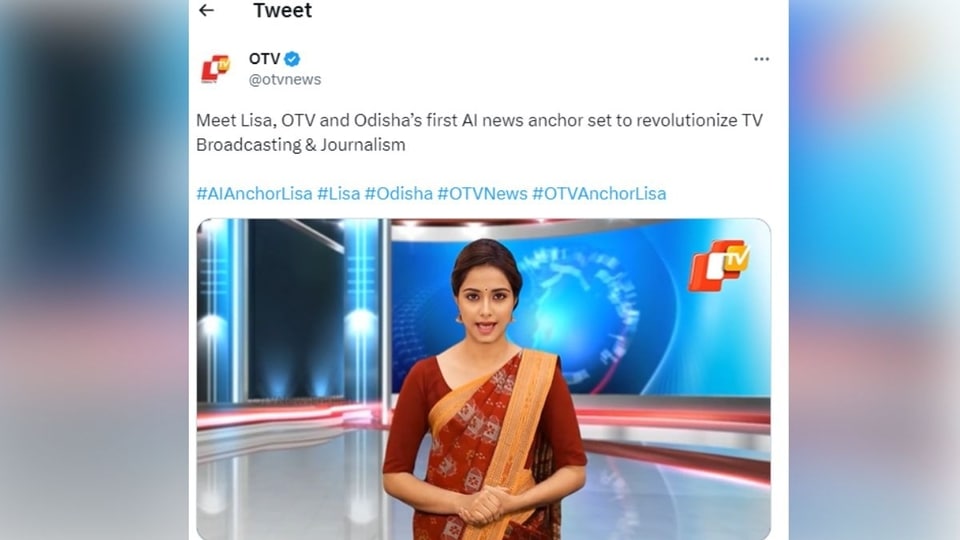 AI news Anchor 'Lisa' 