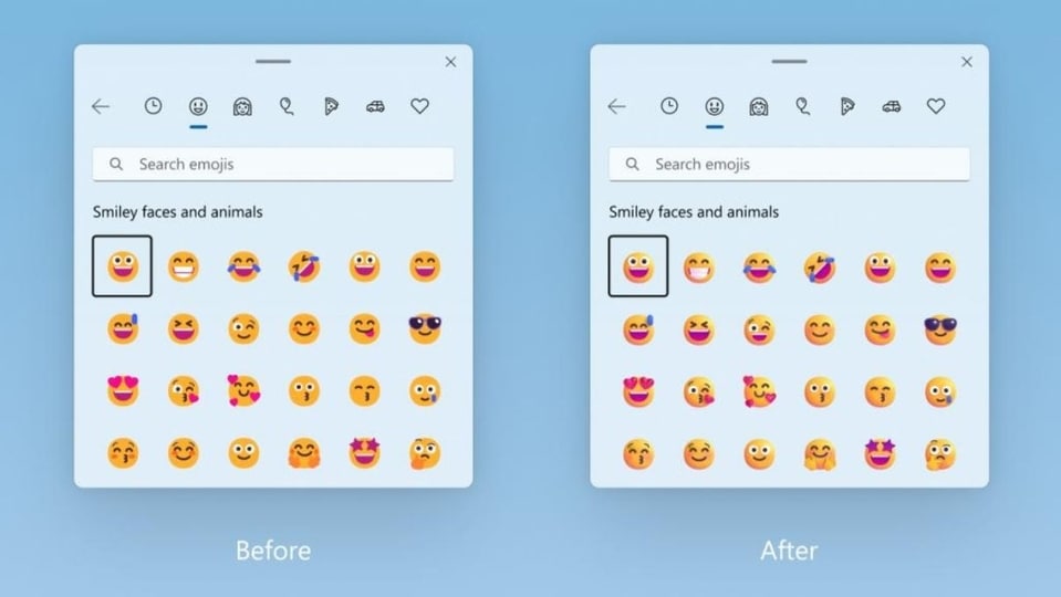 Microsoft emojis
