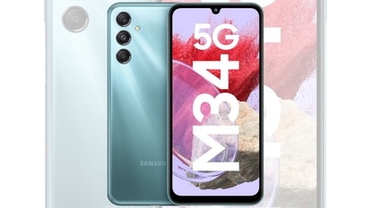  Samsung's Galaxy M34 5G has  120Hz 6.5” Full HD+ Super AMOLED display elevates the viewing experience, 