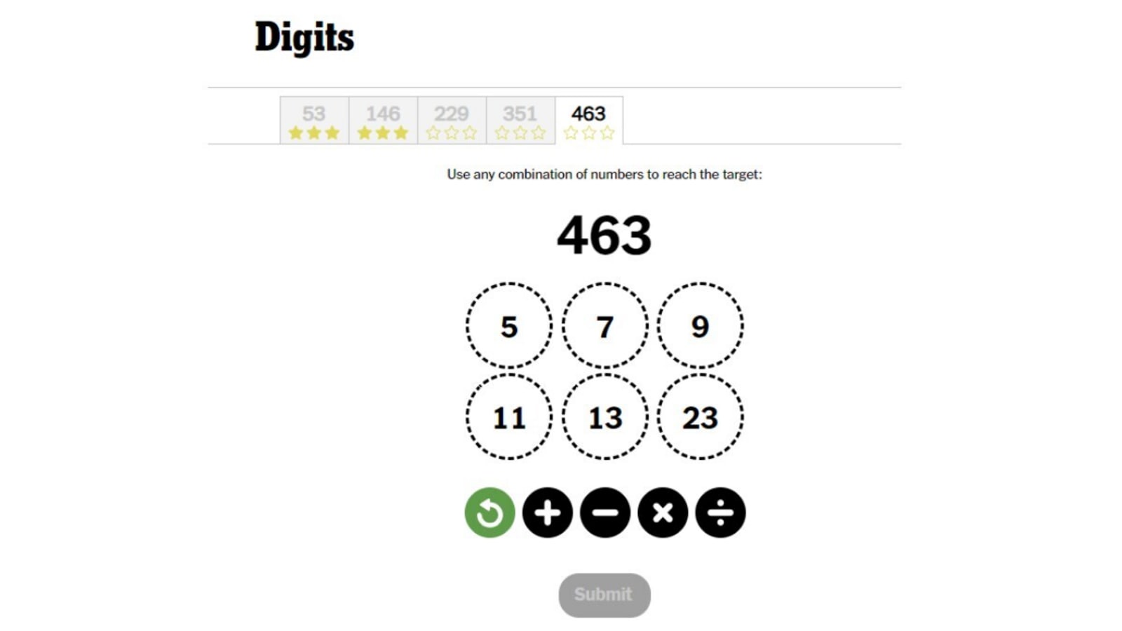 What Is Digits? A Daily Math Game