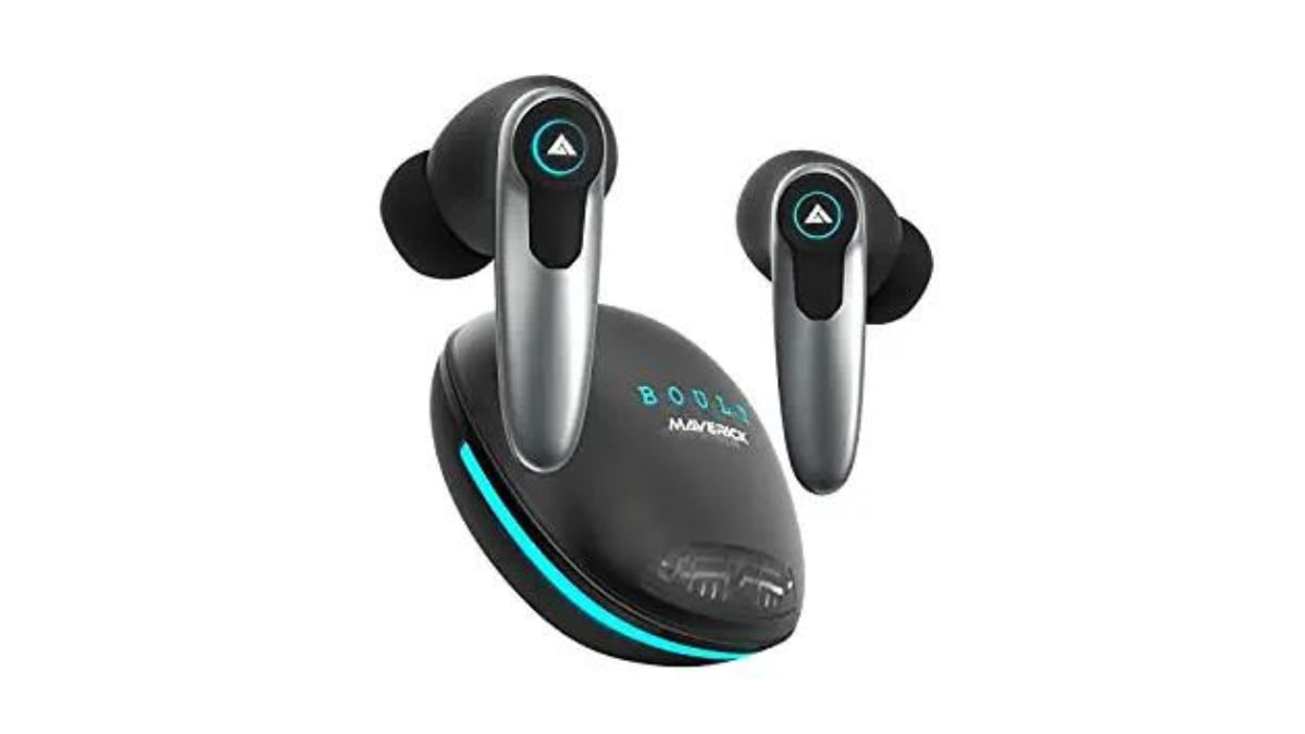 Boult Maverick: It has a 45m/s latency to make your gaming experience smooth. It gives 35 hours of total playtime with gaming mode on, and 7 hours of playtime on a single charge. The actual price of the earbud is Rs.4499, however, you can get it from Amazon for only Rs. 1299. Boult Maverick: It has a 45m/s latency to make your gaming experience smooth. It gives 35 hours of total playtime with gaming mode on, and 7 hours of playtime on a single charge. The actual price of the earbud is Rs.4499, however, you can get it from Amazon for only Rs. 1299.