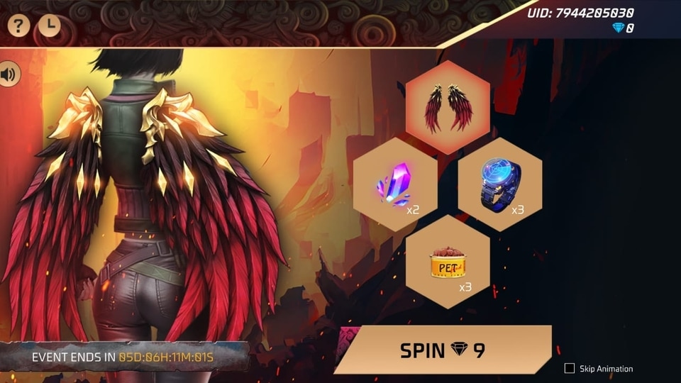 Garena Free Fire MAX Redeem Codes for July 25: Win PARAFAL and