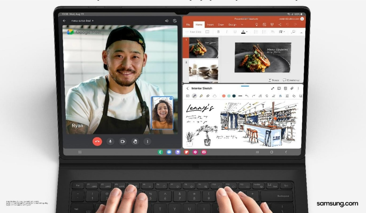 The Galaxy Tab S9 is wired to travel the world with you.