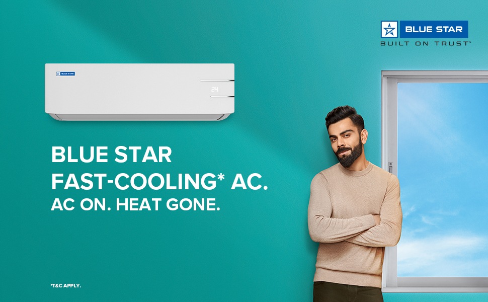 Blue Star 1.5 Ton 5 Star split AC comes with features such as Comfort Sleep, Auto Restart With Memory Function, Turbo Cooling, Evaporator Fins-Hydrophilic-Blue and Special PCB Metal Enclosure. You can buy it for Rs. 43,980 instead of Rs. 73000 on Amazon with 40% discount. Blue Star 1.5 Ton 5 Star split AC comes with features such as Comfort Sleep, Auto Restart With Memory Function, Turbo Cooling, Evaporator Fins-Hydrophilic-Blue and Special PCB Metal Enclosure. You can buy it for Rs. 43,980 instead of Rs. 73000 on Amazon with 40% discount.