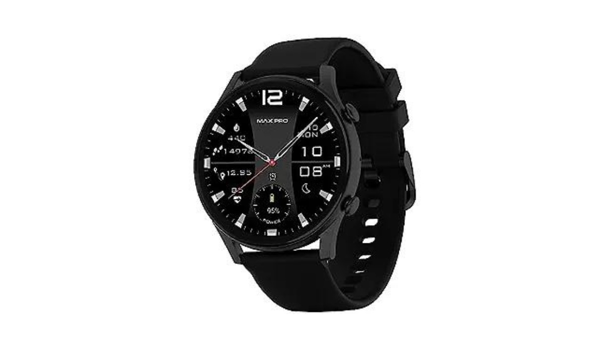 Maxima Power: The smartwatch features a super AMOLED display with 1000 nits brightness. It supports Bluetooth 5.2 technology and comes with more than 100 sports modes and watch faces. It also monitors your health by keeping track of your sleep and heart rate which gives a great insight into sleep patterns, deep sleep and REM cycles. The smartwatch retails for Rs. 9995, however, get it for a much lower price during the Amazon sale. Maxima Power: The smartwatch features a super AMOLED display with 1000 nits brightness. It supports Bluetooth 5.2 technology and comes with more than 100 sports modes and watch faces. It also monitors your health by keeping track of your sleep and heart rate which gives a great insight into sleep patterns, deep sleep and REM cycles. The smartwatch retails for Rs. 9995, however, get it for a much lower price during the Amazon sale.