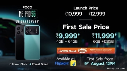 POCO India has expanded its M-series portfolio with the launch of POCO M6 Pro 5G. The smartphone packs a premium glass back design that imparts a sense of sophistication and premium aesthetic feel. 