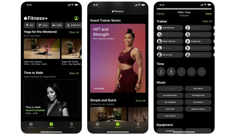 iOS 17 Fitness app