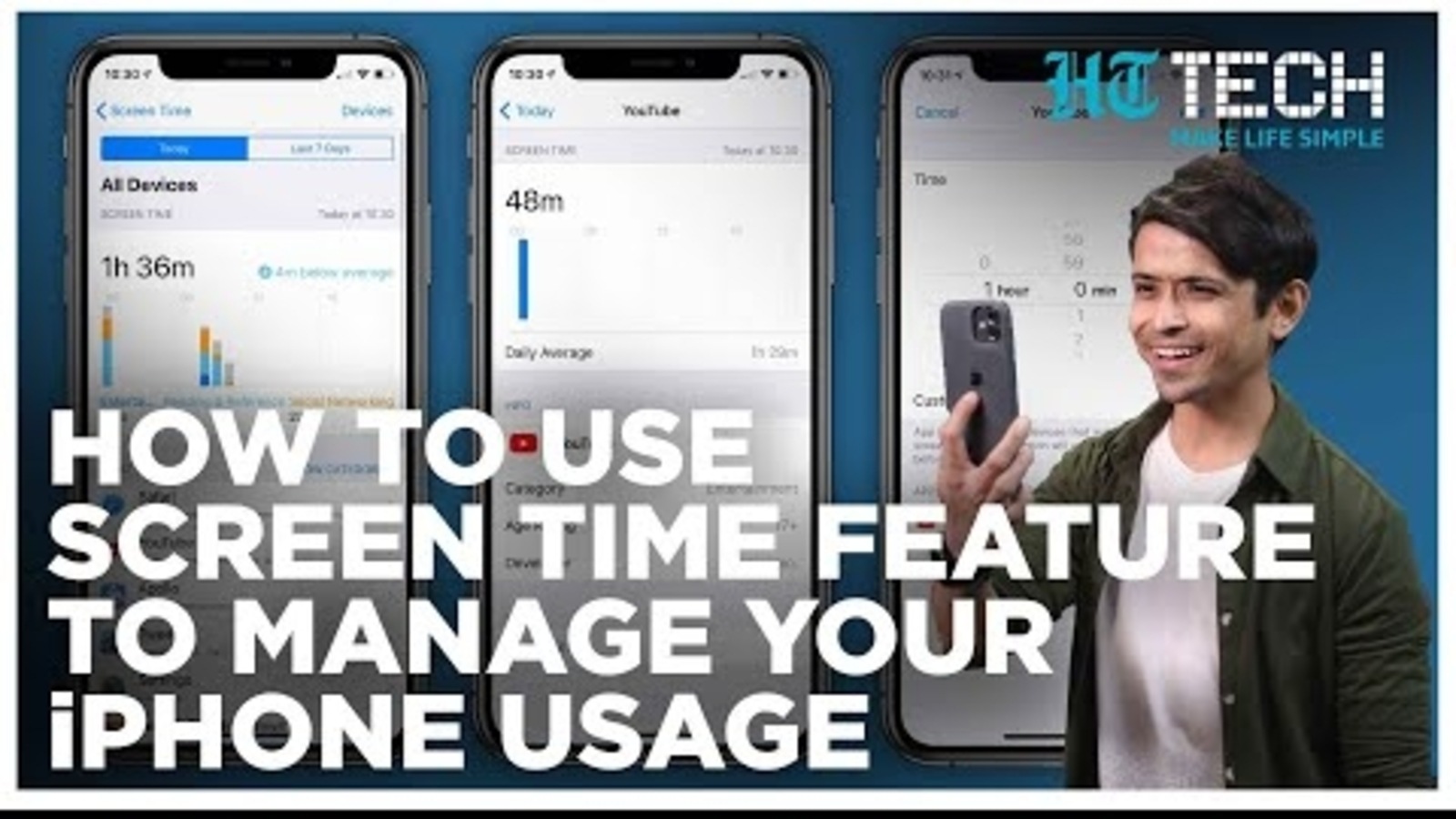 How to use screen time feature to manage your iPhone usage | Videos