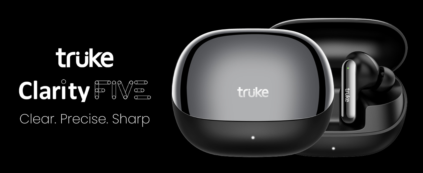 The Truke Clarity Five is meant for a number of use-cases - from business conversations, music, or even gaming sessions. It features 6-Mics Advanced Environmental Noise Cancellation (Adv. ENC) technology. Company says this TWS offers unparalleled clarity during calls. The Truke Clarity Five is meant for a number of use-cases - from business conversations, music, or even gaming sessions. It features 6-Mics Advanced Environmental Noise Cancellation (Adv. ENC) technology. Company says this TWS offers unparalleled clarity during calls.