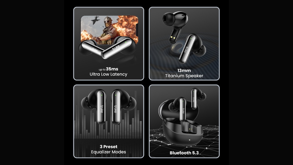 Gamers will be able to enjoy Ultra-Low Latency of up to 35ms, delivering minimal delay between actions and audio output. The 13mm Titanium Speaker drivers also deliver high-fidelity sound with rich bass and clear treble. Gamers will be able to enjoy Ultra-Low Latency of up to 35ms, delivering minimal delay between actions and audio output. The 13mm Titanium Speaker drivers also deliver high-fidelity sound with rich bass and clear treble.