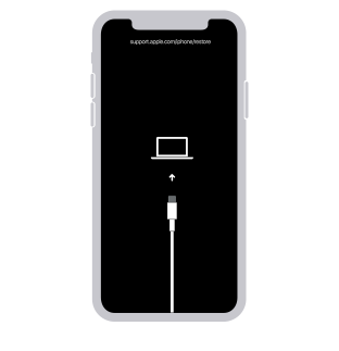 4. Continue holding the button until you see the Recovery mode screen on your iPhone. 4. Continue holding the button until you see the Recovery mode screen on your iPhone.