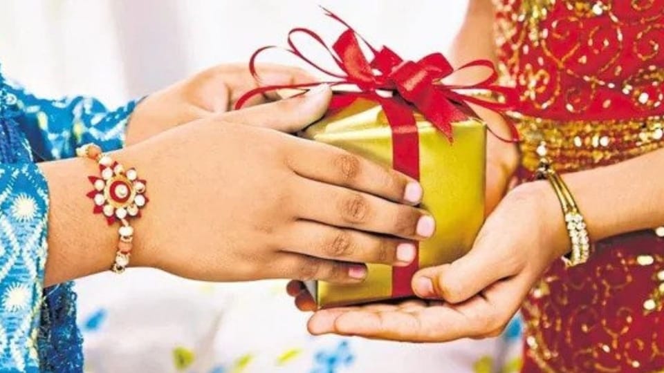 Check out the gifting options for siblings for Rakhi.