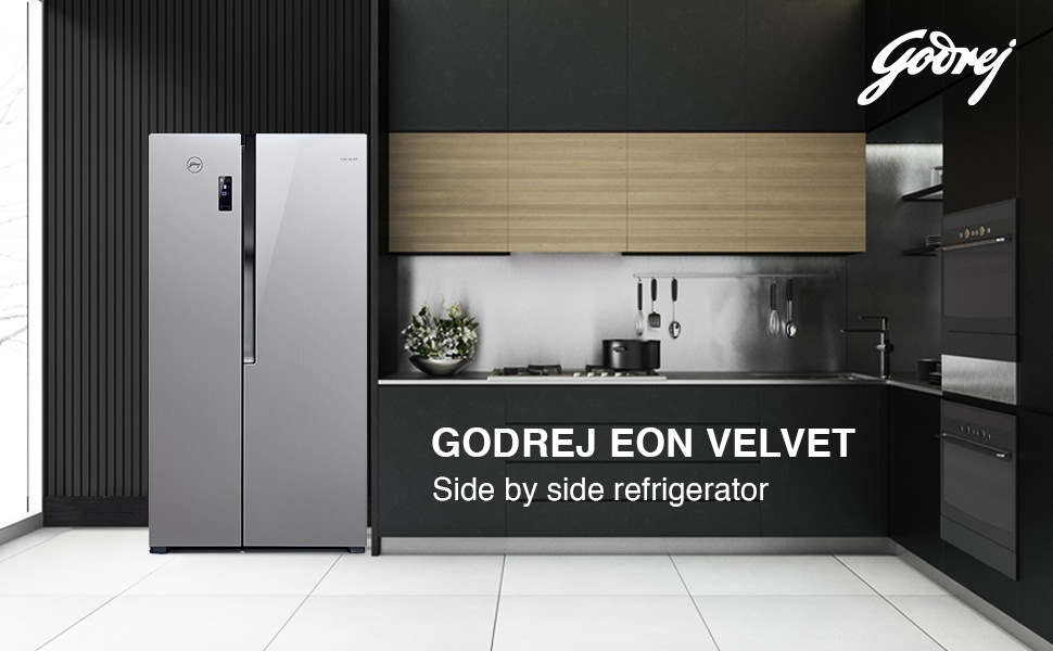 Godrej 564 L Side-By-Side Refrigerator: Amazon is offering 39% initial discount on this Godrej Side-By-Side Refrigerator making its price fall from Rs. 90000 to Rs. 54990. You can further reduce the price by the exchange deal where you get up to Rs.1210 off. The Frost-Free Refrigerator comes with Auto defrost function to prevent ice-build up. Godrej 564 L Side-By-Side Refrigerator: Amazon is offering 39% initial discount on this Godrej Side-By-Side Refrigerator making its price fall from Rs. 90000 to Rs. 54990. You can further reduce the price by the exchange deal where you get up to Rs.1210 off. The Frost-Free Refrigerator comes with Auto defrost function to prevent ice-build up.