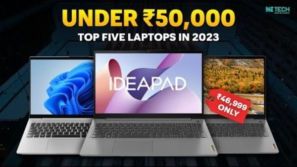 Consulte las 5 mejores computadoras portátiles mejores bajo el rango de precios de Rs. 50,000