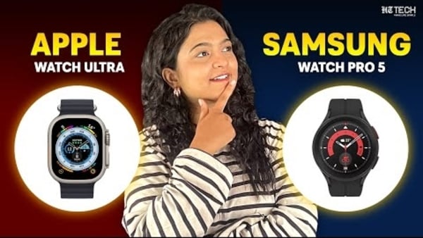 Apple Watch Ultra vs. Samsung Galaxy Watch Pro 5の比較