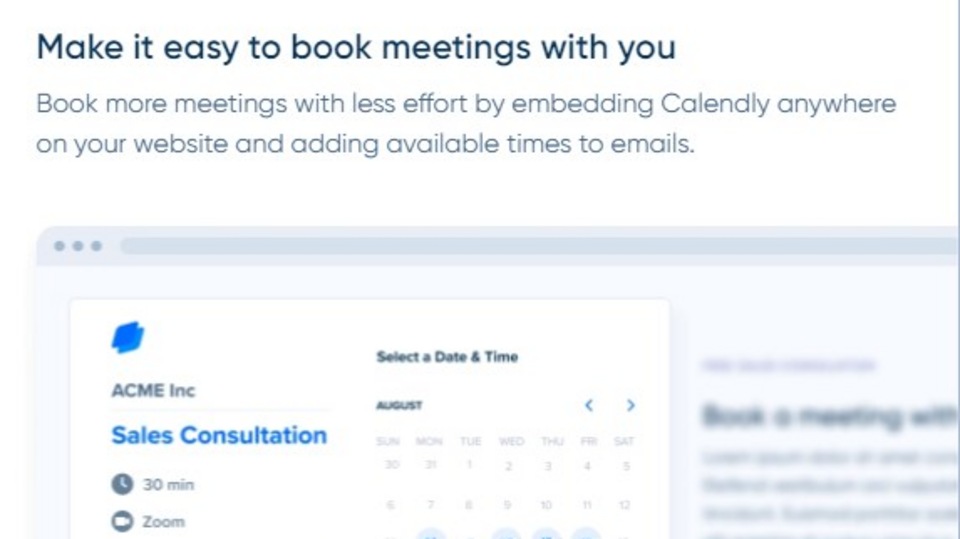 Check out how to schedule meetings and appointments on the Calendly app.