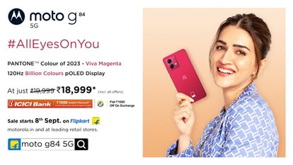 Motorola has announced the launch of the Moto G84 5G, the latest addition to its G series of smartphones. It will be available at the launch price of Rs. 19999. 