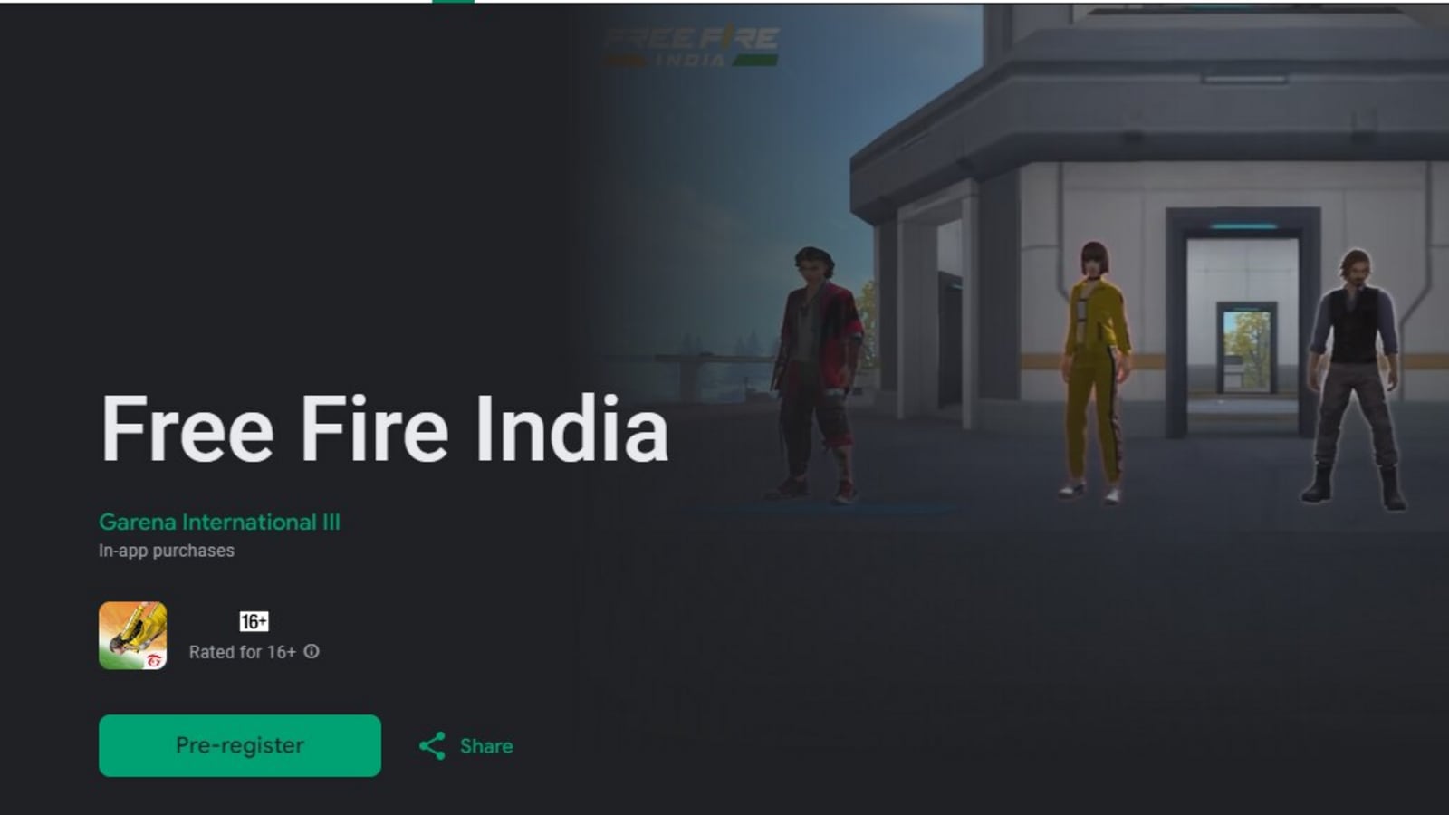 Garena Free Fire India Now Up For Pre-Registration On Android