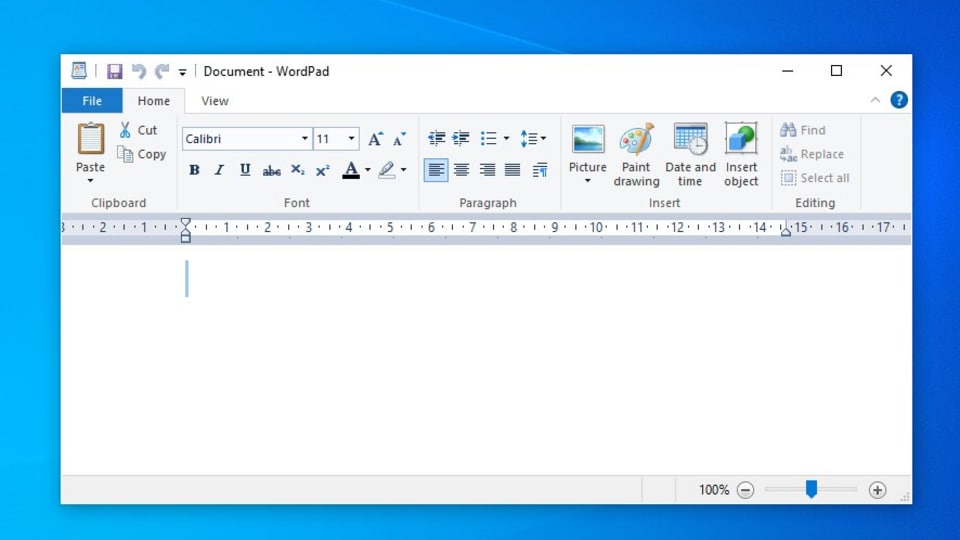 WordPad may not receive any further updates and features, as it will be discontinued. 