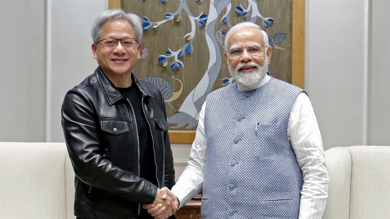 PM Modi meets CEO of Nvidia, discusses ‘rich potential’ India offers in world of AI