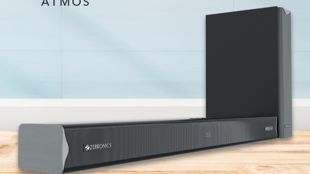 Additionally, the dual driver soundbar ensures clear sound reproduction and the subwoofer delivers powerful bass, together delivering a dynamic audio performance. With its multi-connectivity options and sleek-yet-stylish design, the ZEB-Juke Bar 1000, combines versatility & convenience. Additionally, the dual driver soundbar ensures clear sound reproduction and the subwoofer delivers powerful bass, together delivering a dynamic audio performance. With its multi-connectivity options and sleek-yet-stylish design, the ZEB-Juke Bar 1000, combines versatility & convenience.