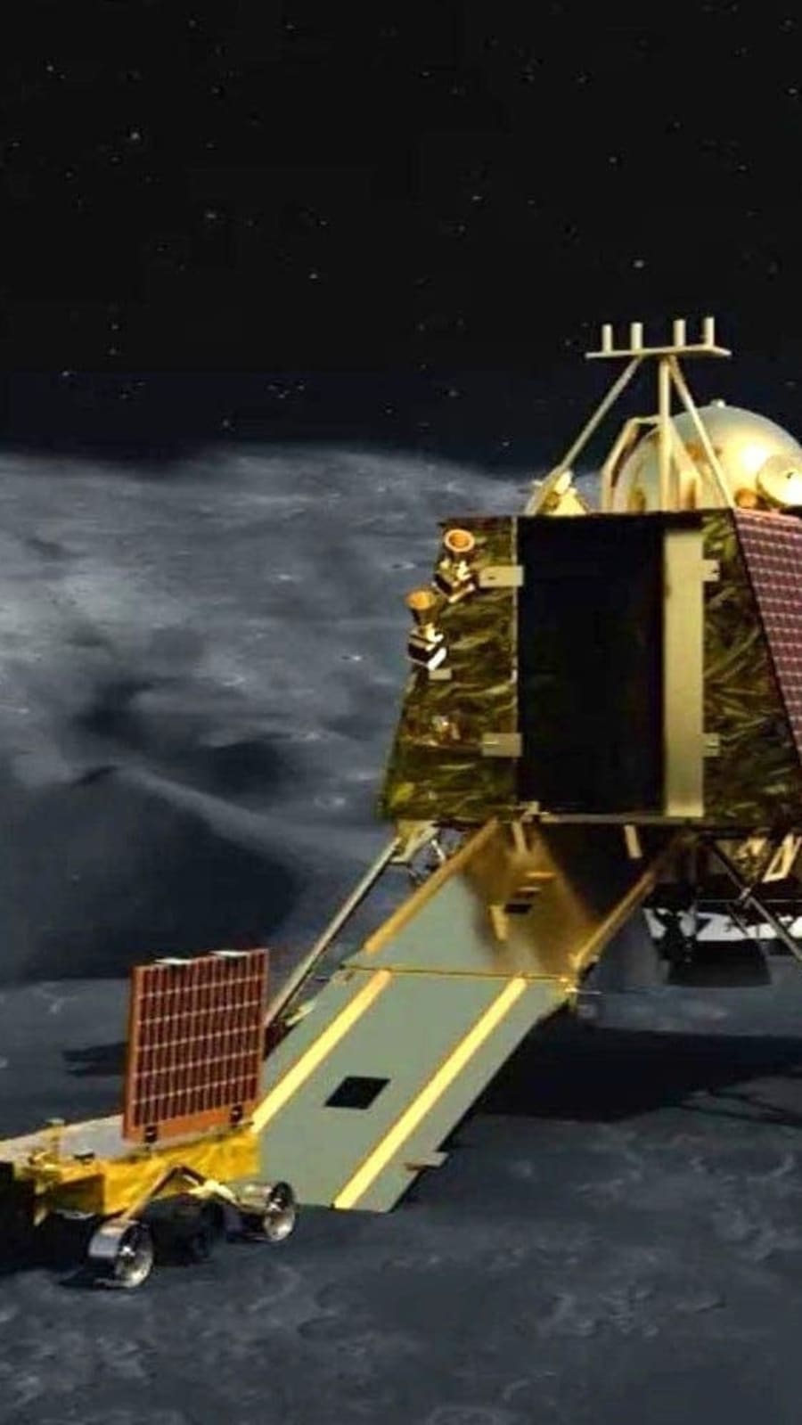 NASA reveals stunning image of Chandrayaan-3 Vikram Lander's Moon ...