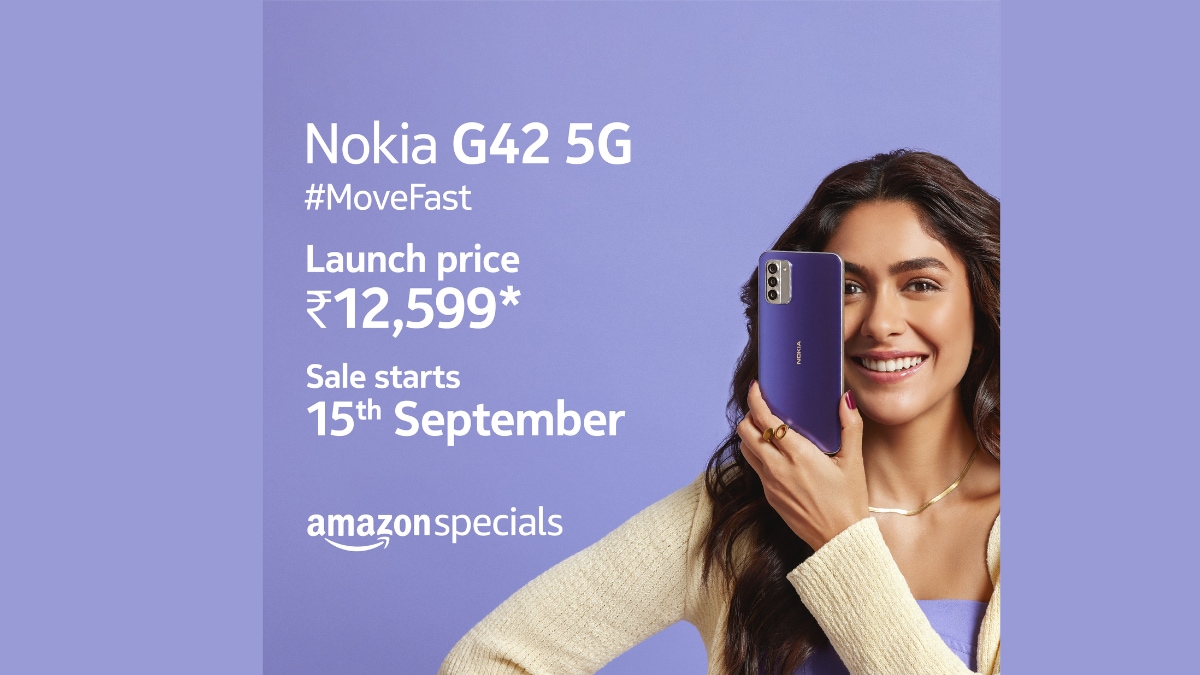 HMD Global, the home of Nokia phones, announces the launch of the much-anticipated Nokia G42 5G smartphone in India priced at just Rs. 12,599. HMD Global, the home of Nokia phones, announces the launch of the much-anticipated Nokia G42 5G smartphone in India priced at just Rs. 12,599.