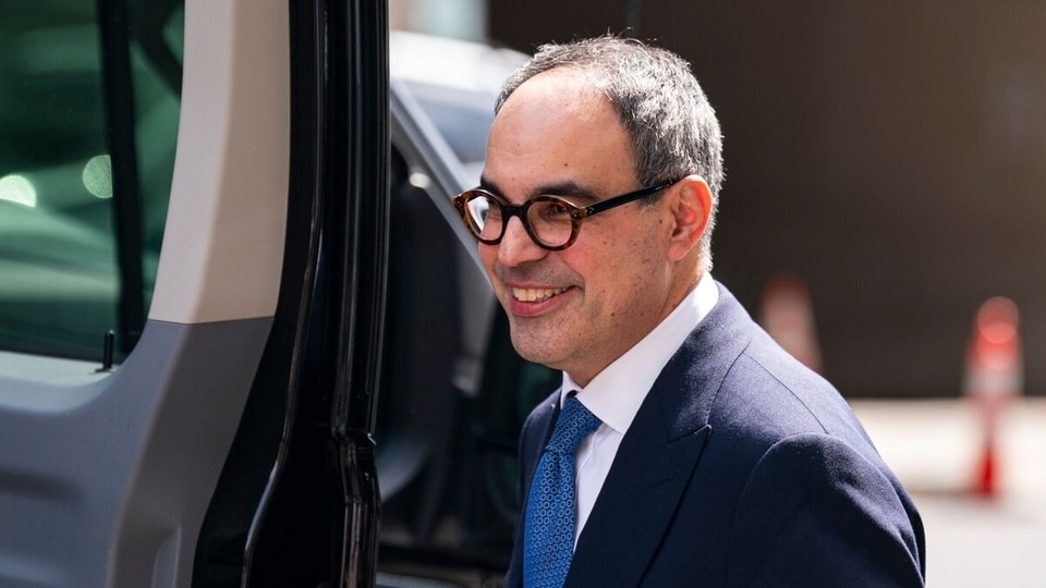 Jonathan Kanter exits federal court in Washington, DC, on Sept. 12. Google