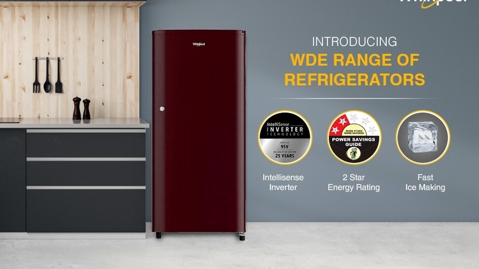Whirlpool 184 L 2-Star Direct-Cool Single Door refrigerator can be yours for just Rs. 12390.

 