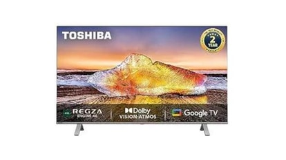 Toshiba 55-inch 4K Ultra HD Smart LED TV: It features a 55-inch 4K Ultra HD display with a 60Hz refresh rate. For sound quality, it supports REGZA Power Audio, Dolby Atmos, and Dolby Digital. Its smart features include Google TV OS with watchlist, Google Assistant, Chromecast, and more. It comes with apps like Netflix, YouTube, Prime Video, Hotstar, SonyLiv, Hungama, and more. The Toshiba smart TV retails for Rs.59990, and from Amazon, you can get it for Rs.37990, giving you a discount of 37 percent. 