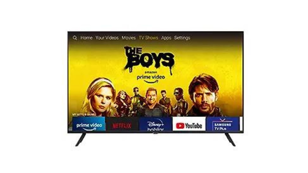 Samsung 55-inch Crystal 4K Neo Series Android Smart TV: It features a Crystal 4K Ultra HD display with a 50Hz refresh rate. It supports one billion colors, auto game mode, PurColor, mega contrast, and UHD dimming for the viewing experience. It comes with powerful speakers with Dolby Digital Plus. The Android Smart TV is priced at Rs.70900, however, from Amazon, you can get it for only Rs.48990, giving you a discount of 31 percent. Samsung 55-inch Crystal 4K Neo Series Android Smart TV: It features a Crystal 4K Ultra HD display with a 50Hz refresh rate. It supports one billion colors, auto game mode, PurColor, mega contrast, and UHD dimming for the viewing experience. It comes with powerful speakers with Dolby Digital Plus. The Android Smart TV is priced at Rs.70900, however, from Amazon, you can get it for only Rs.48990, giving you a discount of 31 percent.