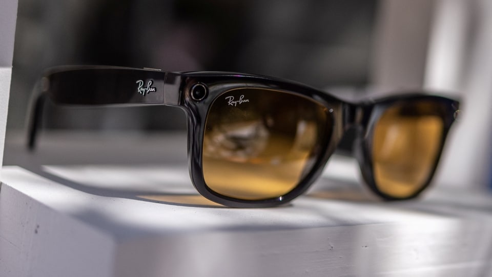 Check out the cool new Ray-Ban smart glasses. REUTERS/Carlos Barria