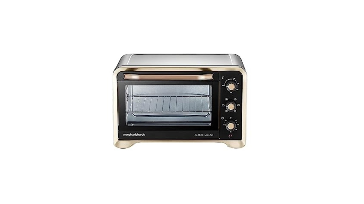 Morphy Richard 30 Litre Oven Toaster Griller microwave: It is a 30-litre microwave with OTG settings. The microwave comes with an oven light which automatically turns on when you open the door till the end of the cooking cycle. It features 6 mode options for baking, toasting, grilling and roasting. It is equipped with convection and rotisserie functions for smart cooking. The microwave retails for Rs.17095, however, from Amazon, you can get it for Rs.8340, giving you a 51 percent discount. Morphy Richard 30 Litre Oven Toaster Griller microwave: It is a 30-litre microwave with OTG settings. The microwave comes with an oven light which automatically turns on when you open the door till the end of the cooking cycle. It features 6 mode options for baking, toasting, grilling and roasting. It is equipped with convection and rotisserie functions for smart cooking. The microwave retails for Rs.17095, however, from Amazon, you can get it for Rs.8340, giving you a 51 percent discount.