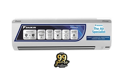 Daikin 1.5-ton Inverter Split AC: It is a 3-star inverter split AC which supports dew-clean technology for healthy air. It has a capacity of 1.5 tons which can keep a small room chilled. It is equipped with a copper condenser coil and includes features like stabilizer-free operation within the 130-265 voltage range, cooling at 52 degrees Celsius, triple display, and more. The Daikin split AC retails for Rs.58400, however from Amazon, you can get it for only Rs.37990 giving you a 35 percent discount.