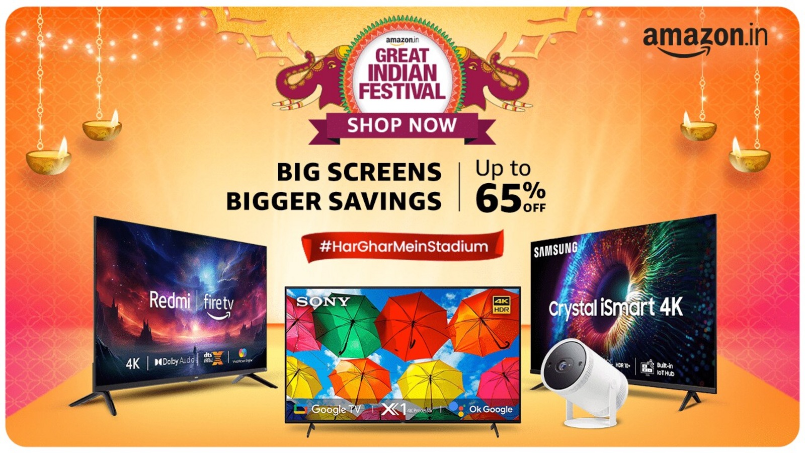 Amazon Great Indian Festival 2023 is live for everyone now! Amazon Great Indian Festival