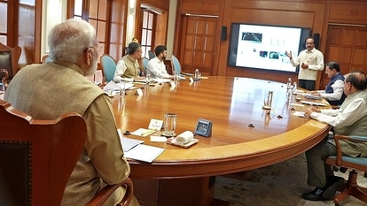 PM Modi reveals plans for future space exploration missions by India. Gaganyaan mission starts testing.  (ANI Photo)