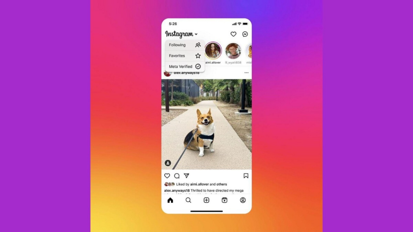 Instagram is testing a new feature that lets you see a Meta verified-only feed