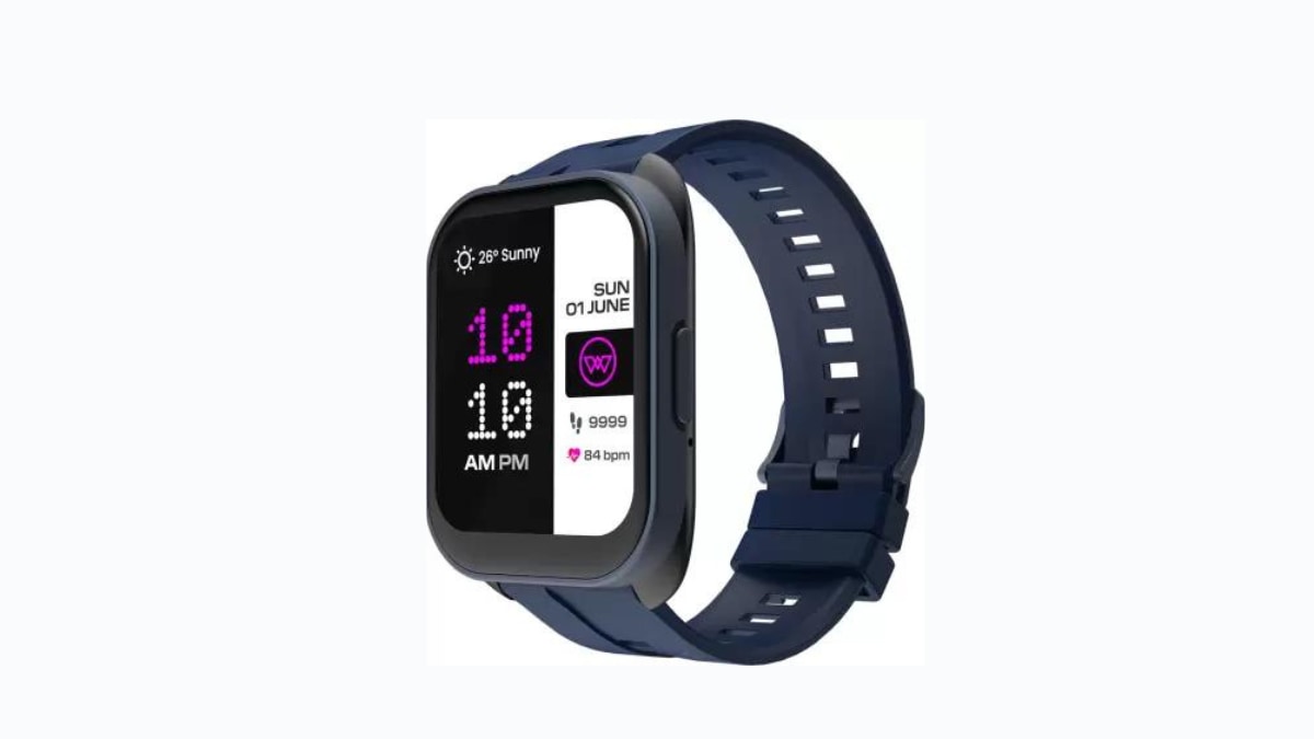 Wings Urbana Smartwatch: It features a 2.01-inch curved HD IPS display with a 60Hz refresh rate and 550 nits brightness. It is backed with a 260 mAh battery which gives up to 7 days of performance with a single charge. Its smart features include multiple menu styles, in-built games, sos emergency mode, advanced Bt 5.3 calling, 24/7 health monitoring, and AI voice assistance. The Wings Urbana Smartwatch is priced at Rs.3999, however from Flipkart, you can get it for Rs.1099, giving you a 72 percent discount. Wings Urbana Smartwatch: It features a 2.01-inch curved HD IPS display with a 60Hz refresh rate and 550 nits brightness. It is backed with a 260 mAh battery which gives up to 7 days of performance with a single charge. Its smart features include multiple menu styles, in-built games, sos emergency mode, advanced Bt 5.3 calling, 24/7 health monitoring, and AI voice assistance. The Wings Urbana Smartwatch is priced at Rs.3999, however from Flipkart, you can get it for Rs.1099, giving you a 72 percent discount.